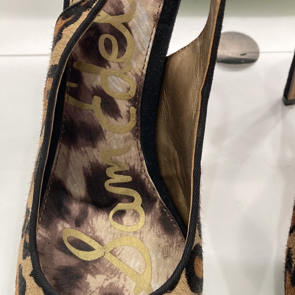 Sam Edelman, 5 inch platform open toe sling backs - Picture 3 of 10